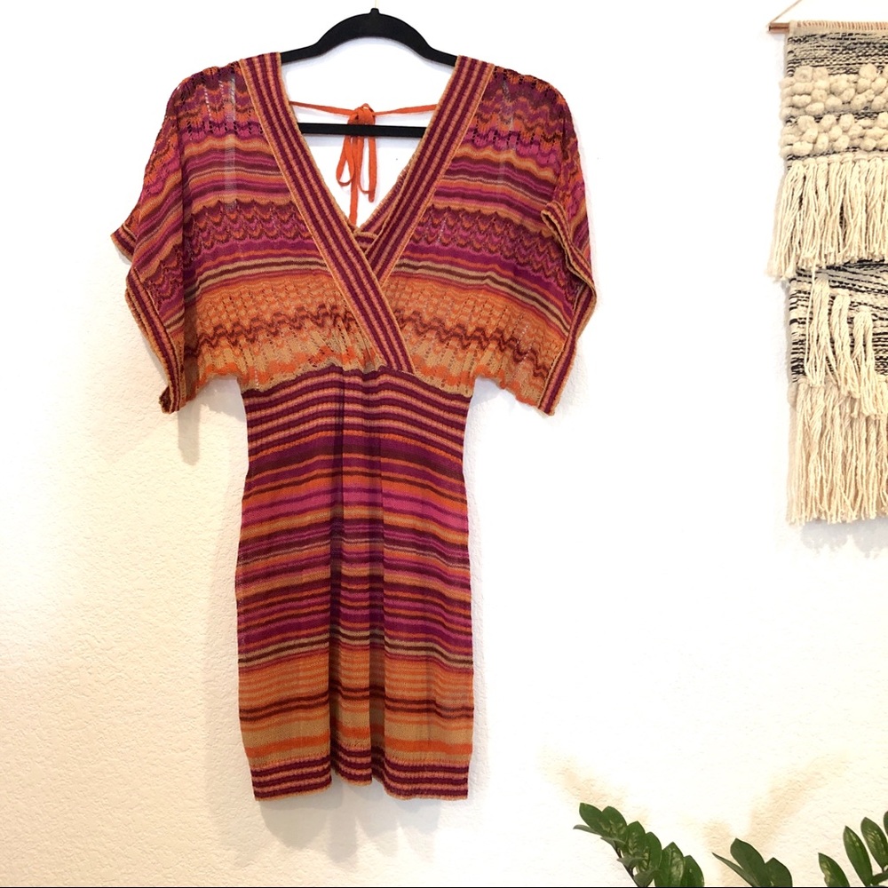 Crochet Kimono Tunic Top